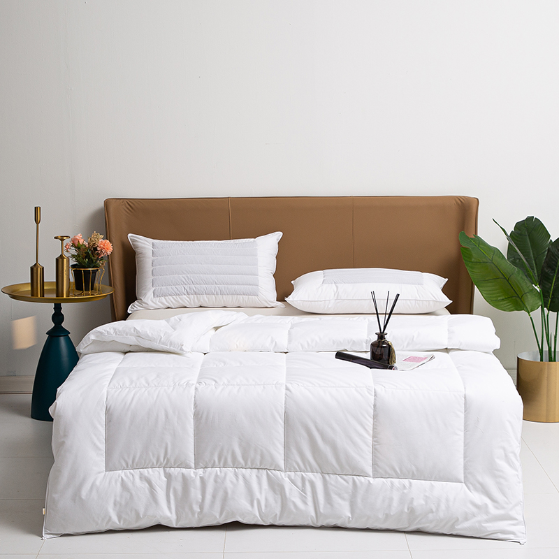 100 % puuvillaa 300 g täyttöpeite Kesäpeitto tikattu valkoinen pussilakasetti Valmistus