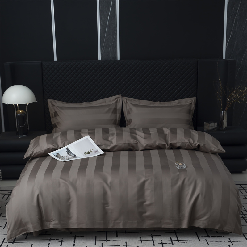 7 cm Sateen Stripe 750TC puuvillasatiini vuodevaatteet setti