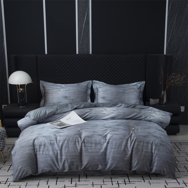 Impressionistinen digitaalinen printti 100S puuvillainen vuodevaatteet setti